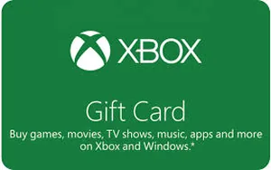 Xbox gift card